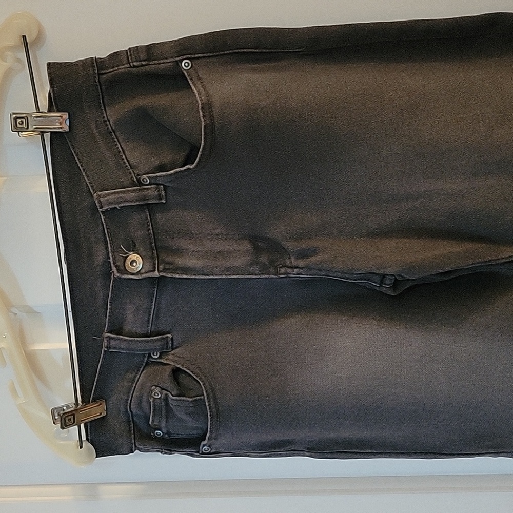 Diane Gilman grey jeans 4 Petite - Picture 2 of 8
